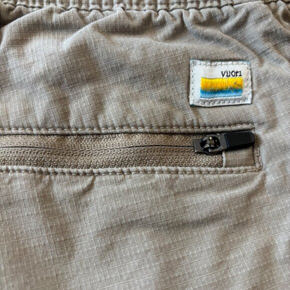 Vuori Mens Sz M Ripstop Drawstring Jogger Pants Grey 32x30 - Picture 5 of 7